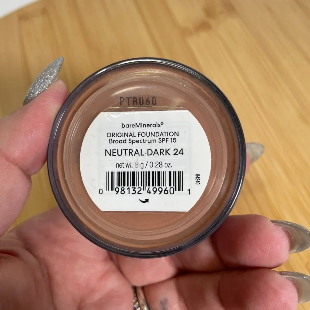bareMinerals Original Foundation 24 NEUTRAL DARK 0.28oz 8g SPF 15 Loose Powder